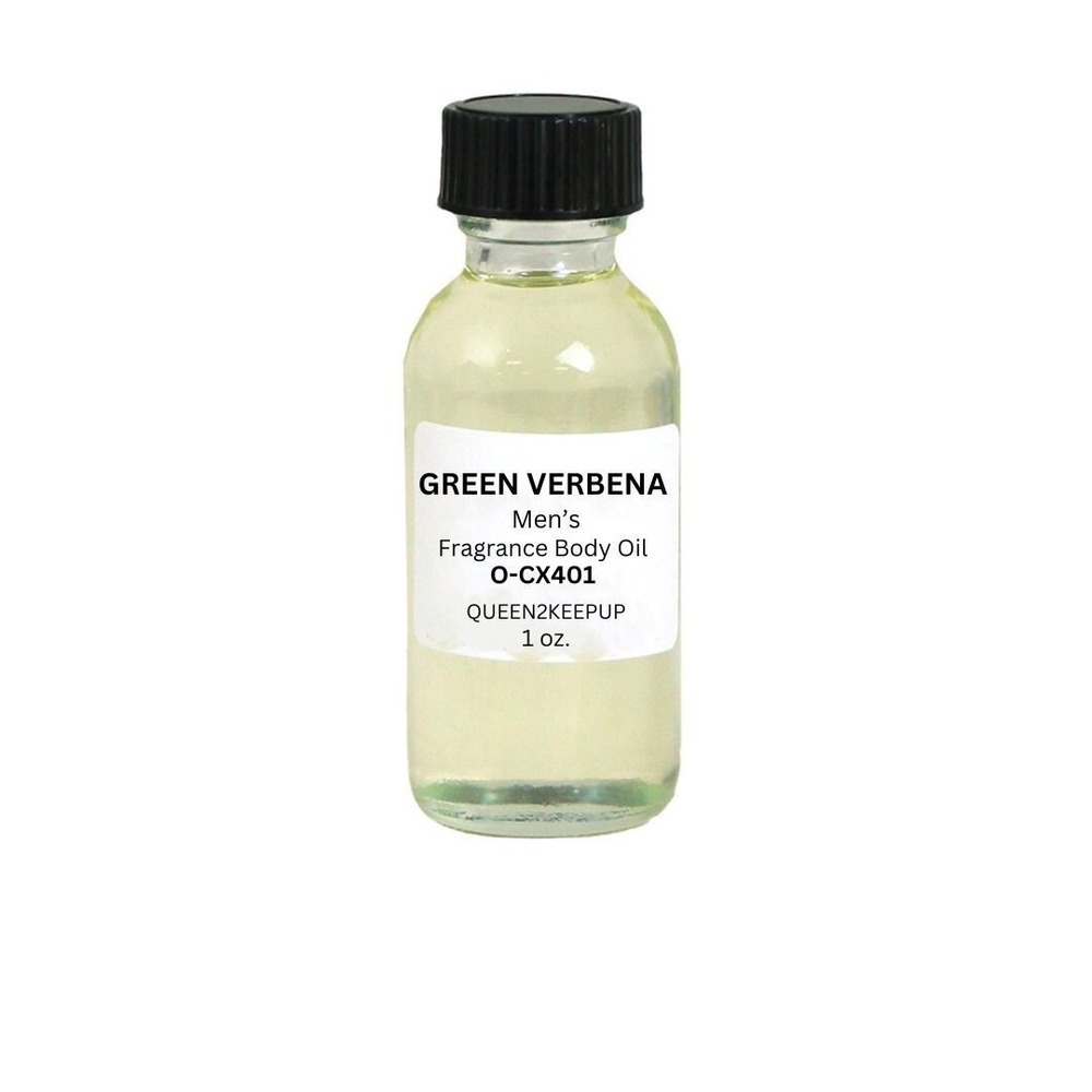 Green Verbena (Men) Body Oil 1 oz Fragrance All Natural Scent